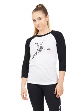 Capezio Adult Logo Raglan Sleeve Top