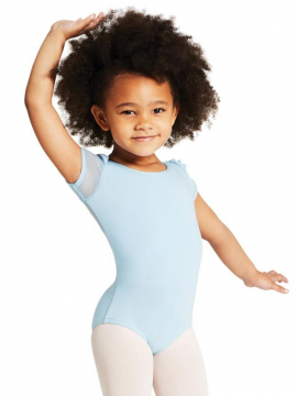 Capezio Child Puff Sleeve Back Keyhole Leotard